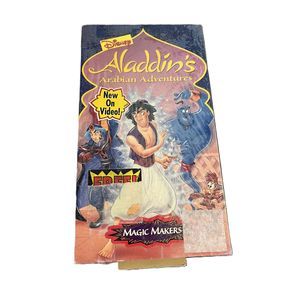 Walt Disney Home Video VHS 1996 Aladdin's Arabian Adventures Magic Makers
